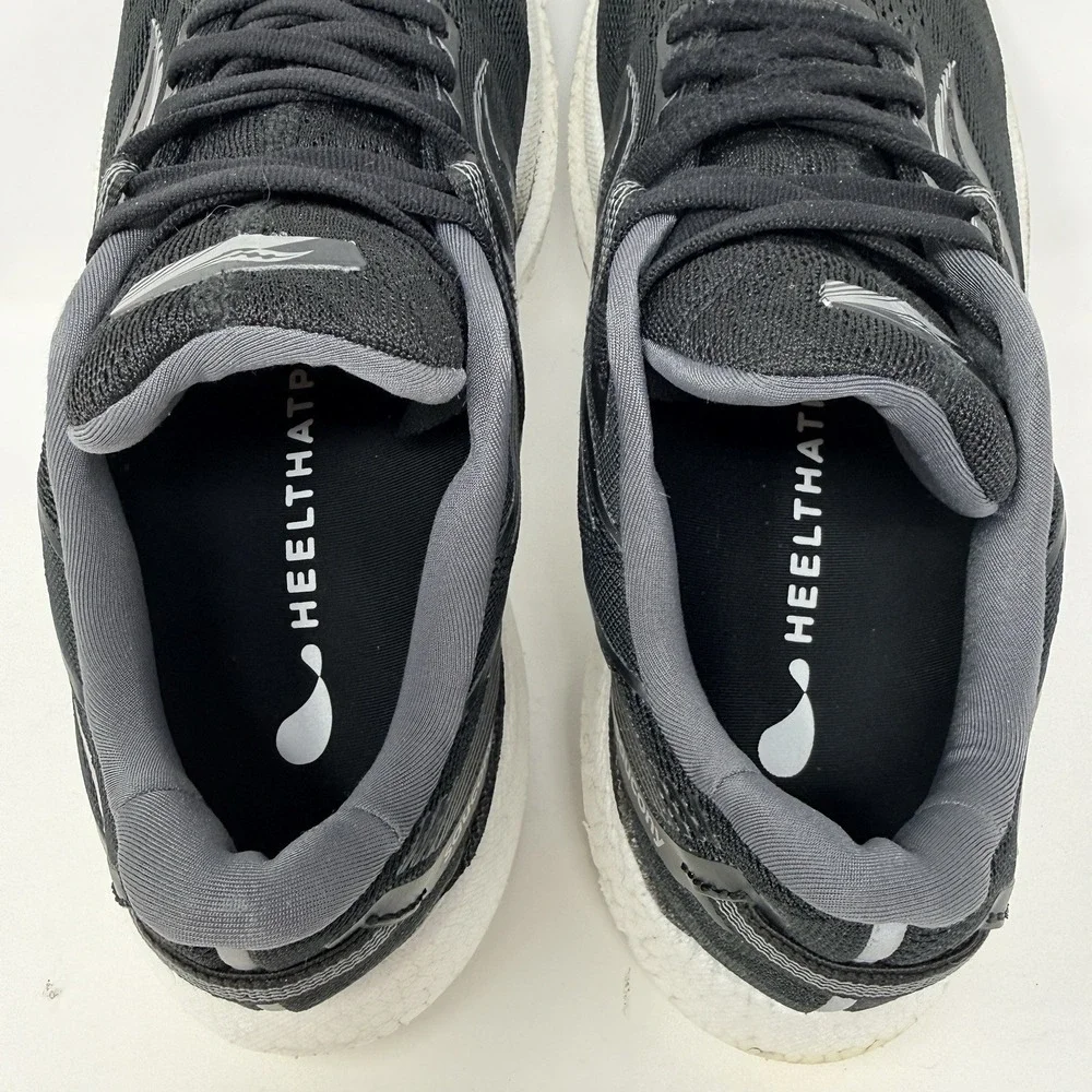 Saucony Triumph 20 Running Shoes Men's 7.5 Black PWRRUN+ HeelThatPain Insoles